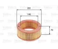 Vzduchov filtr VALEO ‐ VA 585642