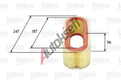 VALEO Vzduchov� filtr VA 585643, 585643