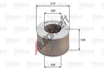 VALEO Vzduchov filtr VA 585646, 585646