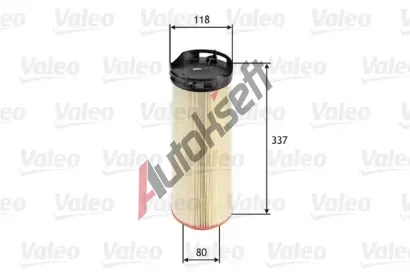 VALEO Vzduchov filtr VA 585648, 585648