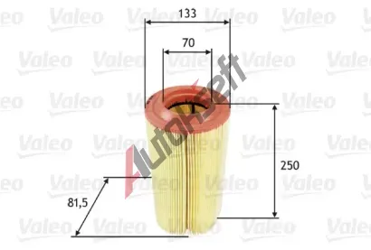 VALEO Vzduchov filtr VA 585649, 585649
