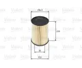 Vzduchov filtr VALEO ‐ VA 585653