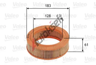 VALEO Vzduchov filtr VA 585656, 585656