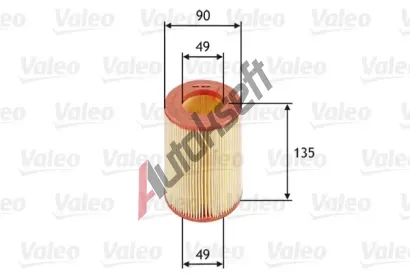 VALEO Vzduchov filtr VA 585660, 585660