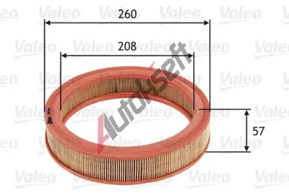 VALEO Vzduchov filtr VA 585686, 585686