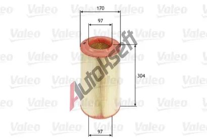 VALEO Vzduchov filtr VA 585694, 585694