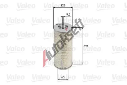 VALEO Vzduchov filtr VA 585703, 585703