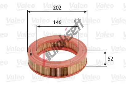 VALEO Vzduchov filtr VA 585717, 585717