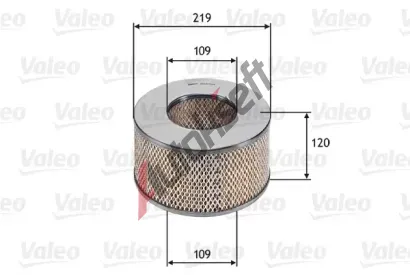 VALEO Vzduchov filtr VA 585724, 585724