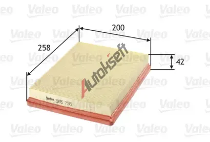 VALEO Vzduchový filtr VA 585735, 585735 VALEO Vzduchový filtr VA 585735, 585735