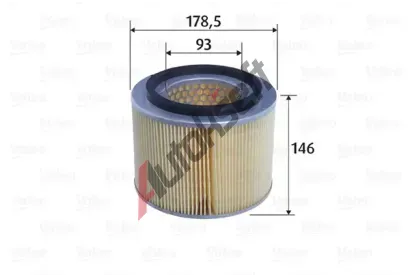 VALEO Vzduchov filtr VA 585766, 585766