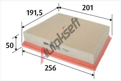 VALEO Vzduchový filtr VA 585830, 585830 VALEO Vzduchový filtr VA 585830, 585830