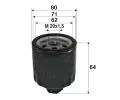 Olejov filtr VALEO ‐ VA 586003