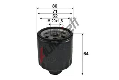 VALEO Olejov filtr VA 586003, 586003