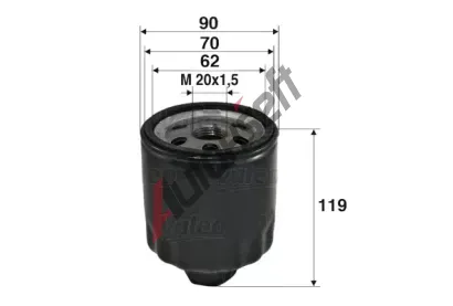 VALEO Olejov filtr VA 586020, 586020