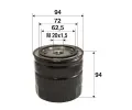 VALEO Olejov filtr ‐ VA 586026