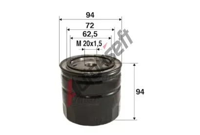 VALEO Olejov filtr VA 586026, 586026