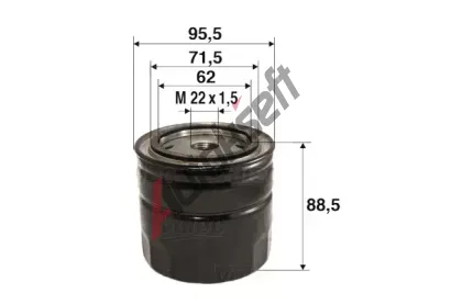 VALEO Olejov filtr VA 586097, 586097