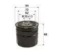 Olejov filtr VALEO ‐ VA 586098