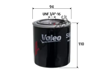 VALEO Olejov filtr VA 586134, 586134