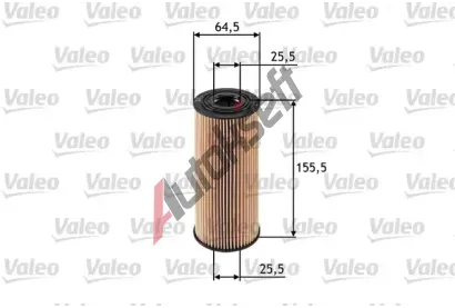 VALEO Olejov filtr VA 586502, 586502