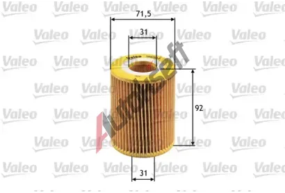 VALEO Olejov filtr VA 586504, 586504