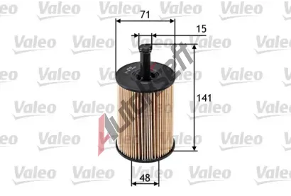 VALEO Olejov filtr VA 586506, 586506