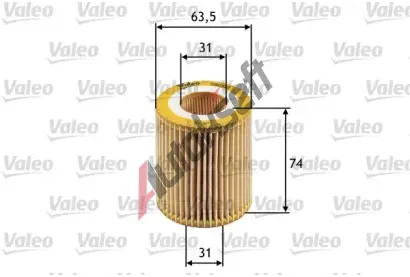 VALEO Olejov filtr VA 586510, 586510