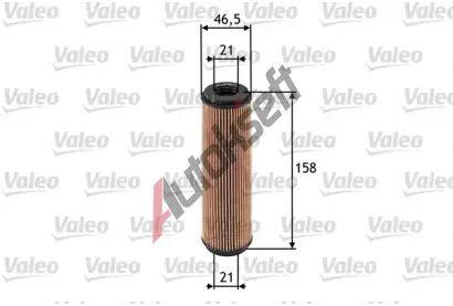 VALEO Olejov filtr VA 586515, 586515