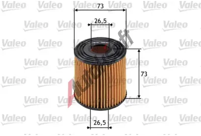 VALEO Olejov filtr VA 586523, 586523