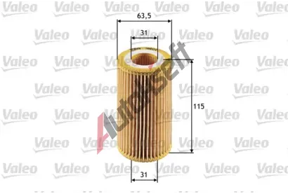 VALEO Olejov filtr VA 586524, 586524