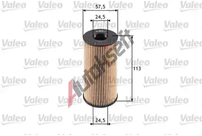 VALEO Olejov filtr VA 586529, 586529