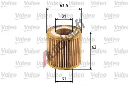 VALEO Olejov filtr VA 586536, 586536