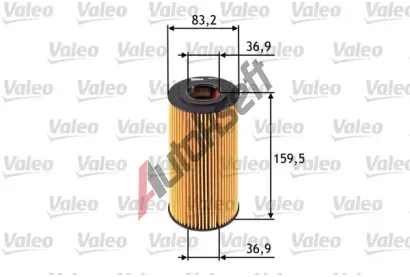 VALEO Olejov filtr VA 586537, 586537