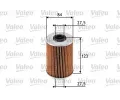 VALEO Olejov filtr ‐ VA 586538