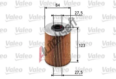 VALEO Olejov filtr VA 586538, 586538
