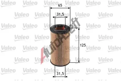 VALEO Olejov filtr VA 586552, 586552