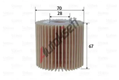 VALEO Olejov filtr VA 586606, 586606