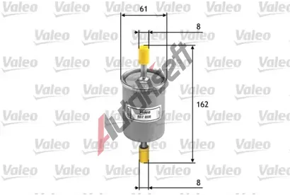 VALEO Palivov filtr VA 587008, 587008