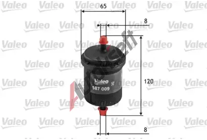 VALEO Palivov filtr VA 587009, 587009