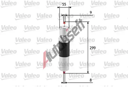 VALEO Palivov filtr VA 587014, 587014