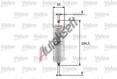 VALEO Palivov filtr VA 587015, 587015