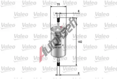 VALEO Palivov filtr VA 587027, 587027