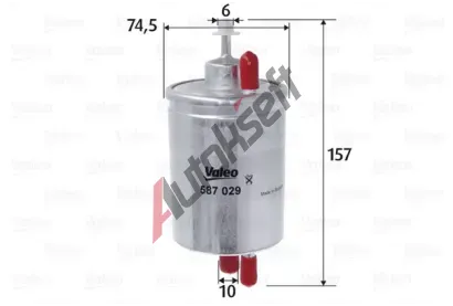 VALEO Palivov filtr VA 587029, 587029