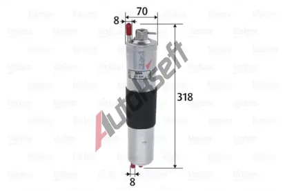 VALEO Palivov filtr VA 587034, 587034