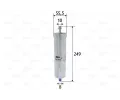 Palivov filtr VALEO ‐ VA 587074
