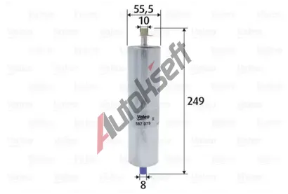 VALEO Palivov filtr VA 587079, 587079
