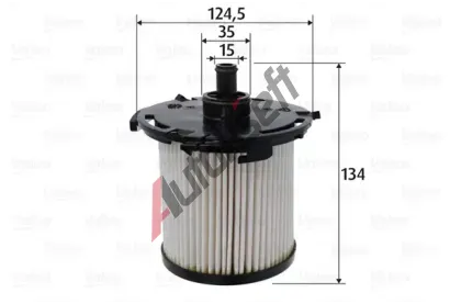 VALEO Palivov filtr VA 587098, 587098