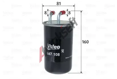 VALEO Palivov filtr VA 587108, 587108