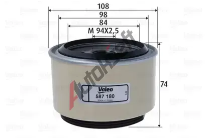 VALEO Palivov filtr VA 587180, 587180